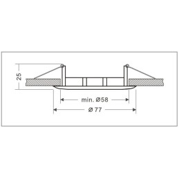 Transformez votre espace avec notre Lot de 10 Fixations de spots encastrables Classic White 77mm - Qualité supérieure, prix imba